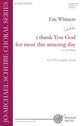 I Thank You God for Most This Amazing Day SSAATTBB choral sheet music cover